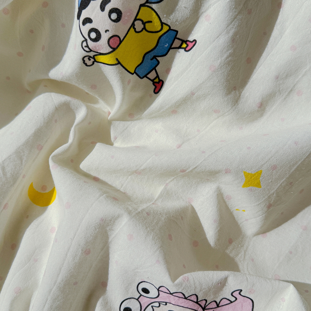 91家纺网 家纺一手货源 找家纺 颜选 2026新款仿棉105克加厚水洗棉被套-含买家秀 小新星