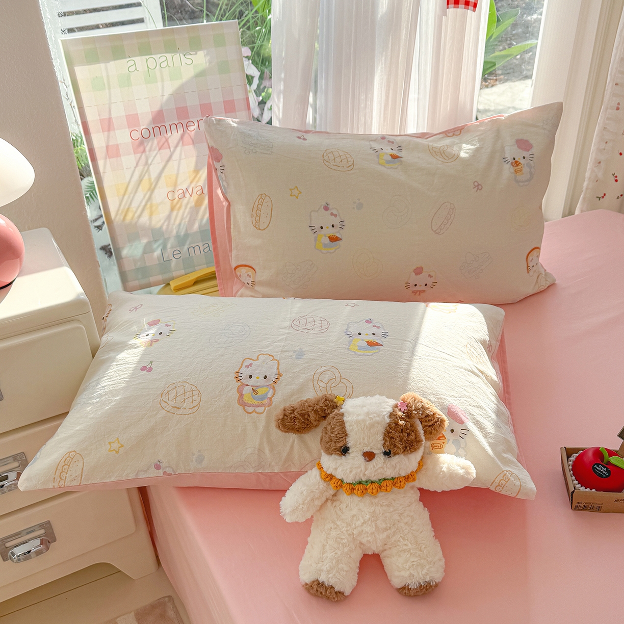 91家纺网 家纺一手货源 找家纺 颜选 2026新款仿棉105克加厚水洗棉被套-含买家秀 喵喵时光