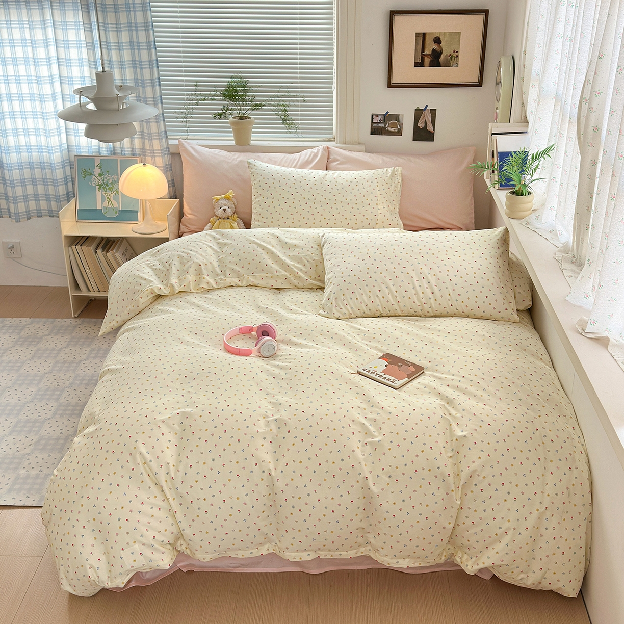 91家纺网 家纺一手货源 找家纺 （总）麦伦家居 2026春夏新品13372全棉卡通小清新四件套