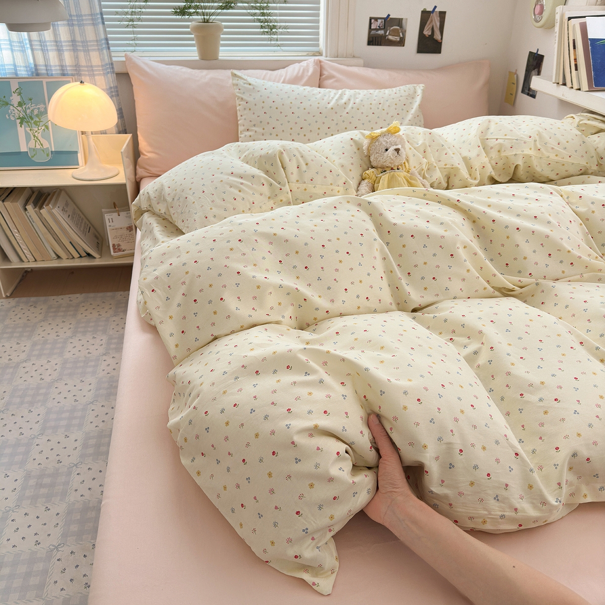 91家纺网 家纺一手货源 找家纺 （总）麦伦家居 2026春夏新品13372全棉卡通小清新四件套