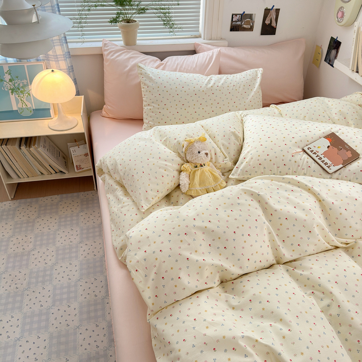 91家纺网 家纺一手货源 找家纺 （总）麦伦家居 2026春夏新品13372全棉卡通小清新四件套