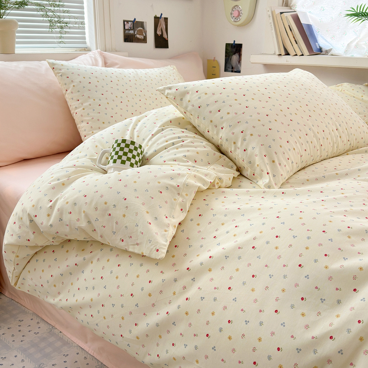 91家纺网 家纺一手货源 找家纺 （总）麦伦家居 2026春夏新品13372全棉卡通小清新四件套