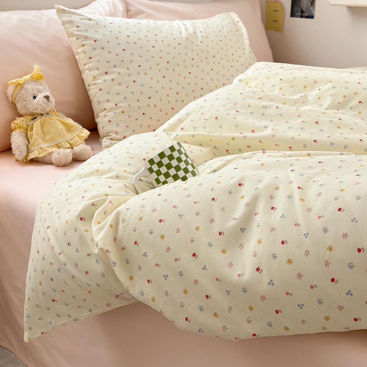 91家纺网 家纺一手货源 找家纺 （总）麦伦家居 2026春夏新品13372全棉卡通小清新四件套