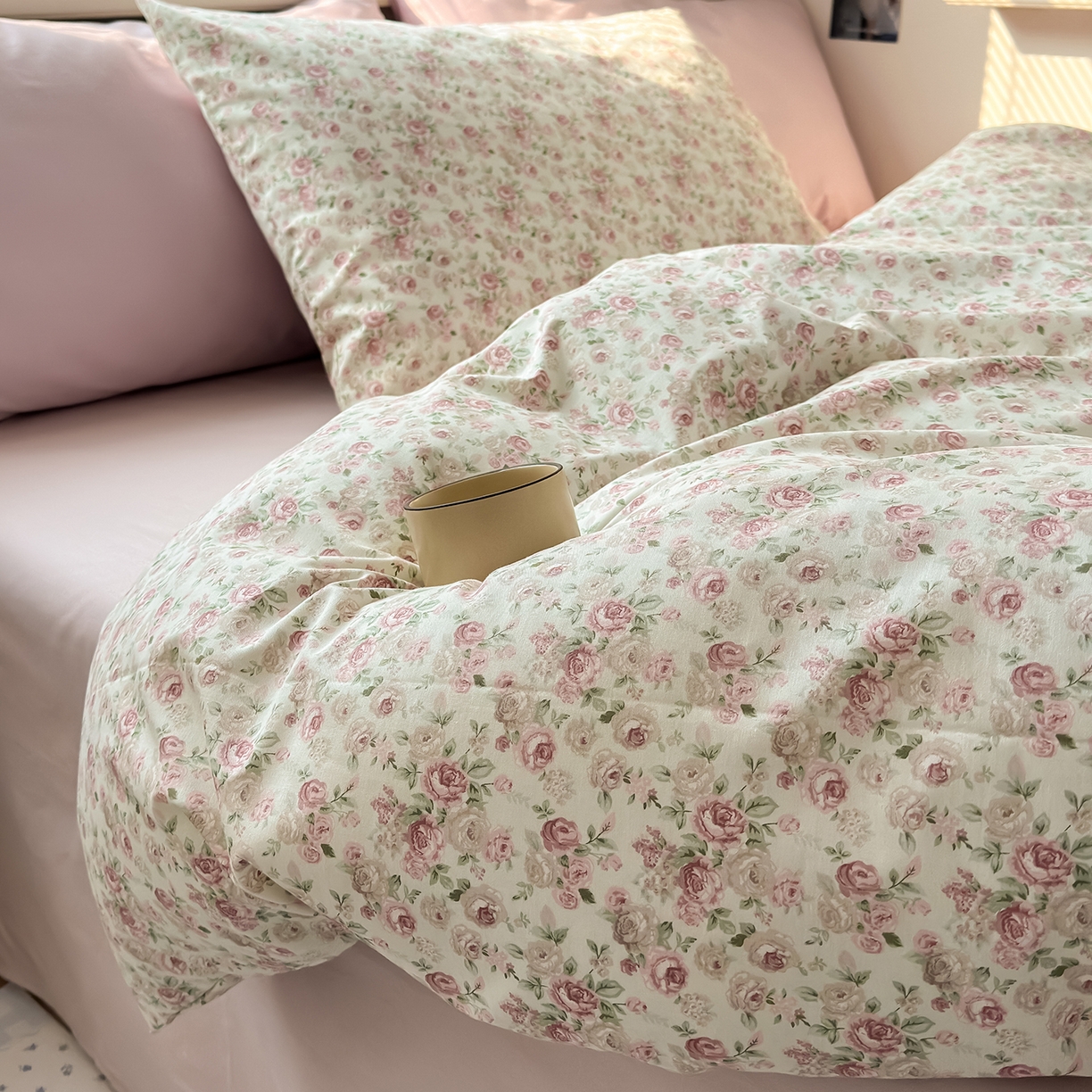 91家纺网 家纺一手货源 找家纺 （总）麦伦家居 2026春夏新品13372全棉卡通小清新四件套