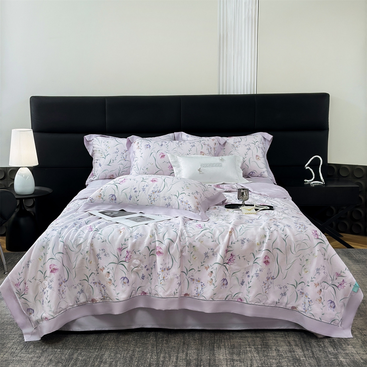 91家纺网 家纺一手货源 找家纺 （总）朵希曼 2026新款50天丝镂空夏被四件套系列（控价：夏被四件套券后不低于299元)(小号控价不低于149 标准单夏被控价169，加大单夏被控价189)