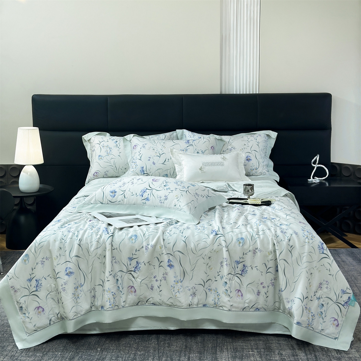 91家纺网 家纺一手货源 找家纺 （总）朵希曼 2026新款50天丝镂空夏被四件套系列（控价：夏被四件套券后不低于299元)(小号控价不低于149 标准单夏被控价169，加大单夏被控价189)