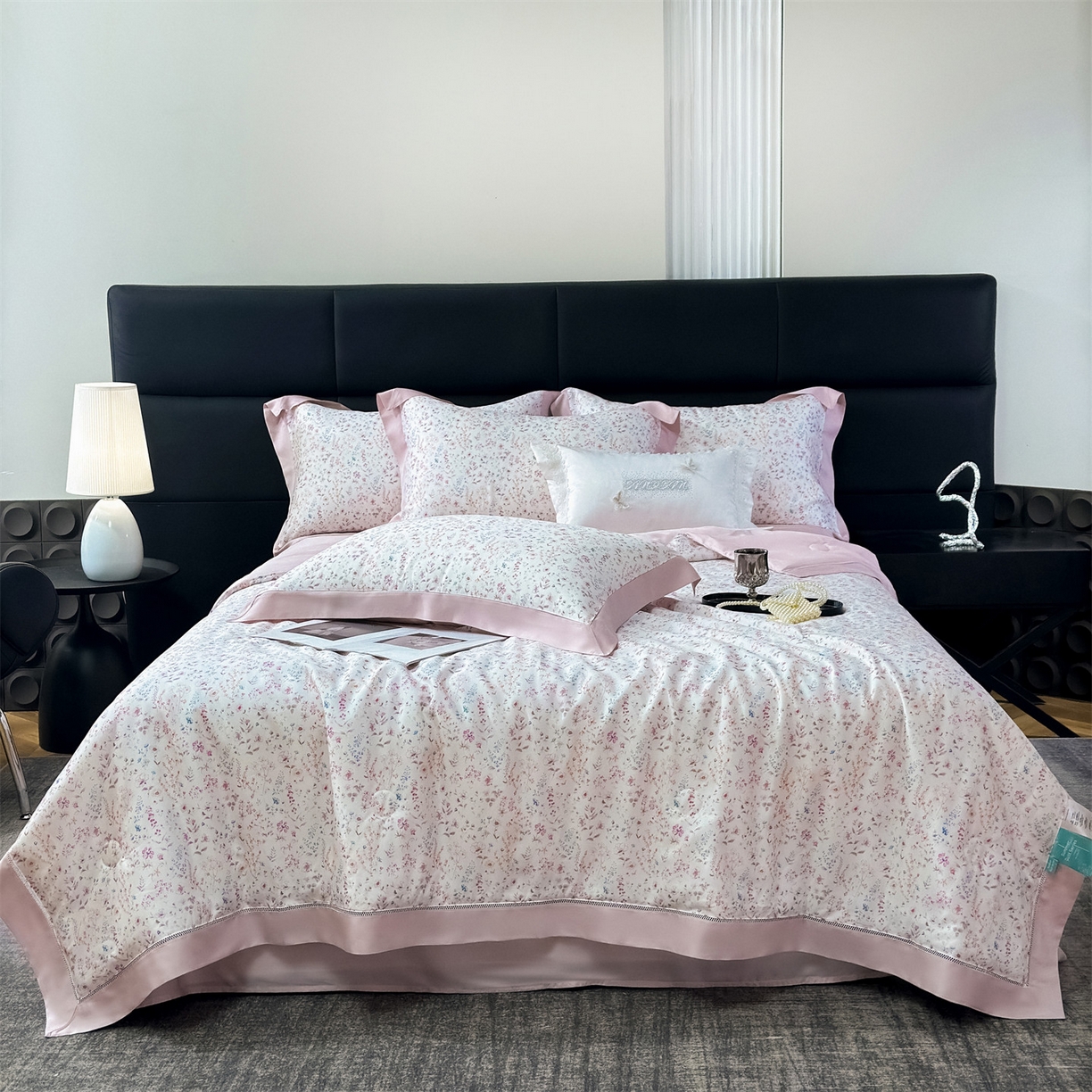 91家纺网 家纺一手货源 找家纺 （总）朵希曼 2026新款50天丝镂空夏被四件套系列（控价：夏被四件套券后不低于299元)(小号控价不低于149 标准单夏被控价169，加大单夏被控价189)