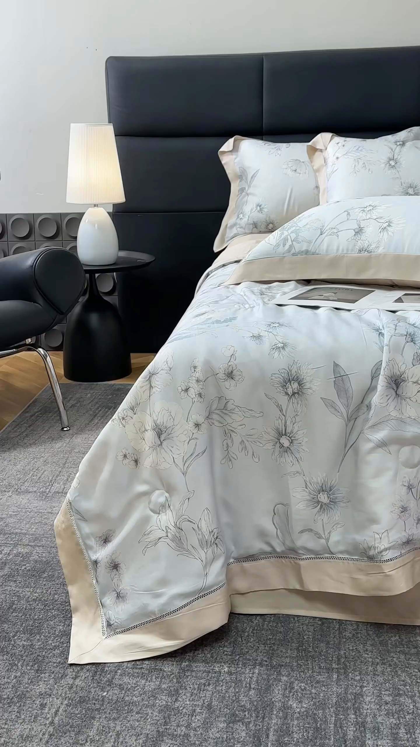 91家纺网 家纺一手货源 找家纺 朵希曼 2026新款50天丝镂空夏被四件套系列（控价：夏被四件套券后不低于299元)(小号控价不低于149 标准单夏被控价169，加大单夏被控价189) 简西