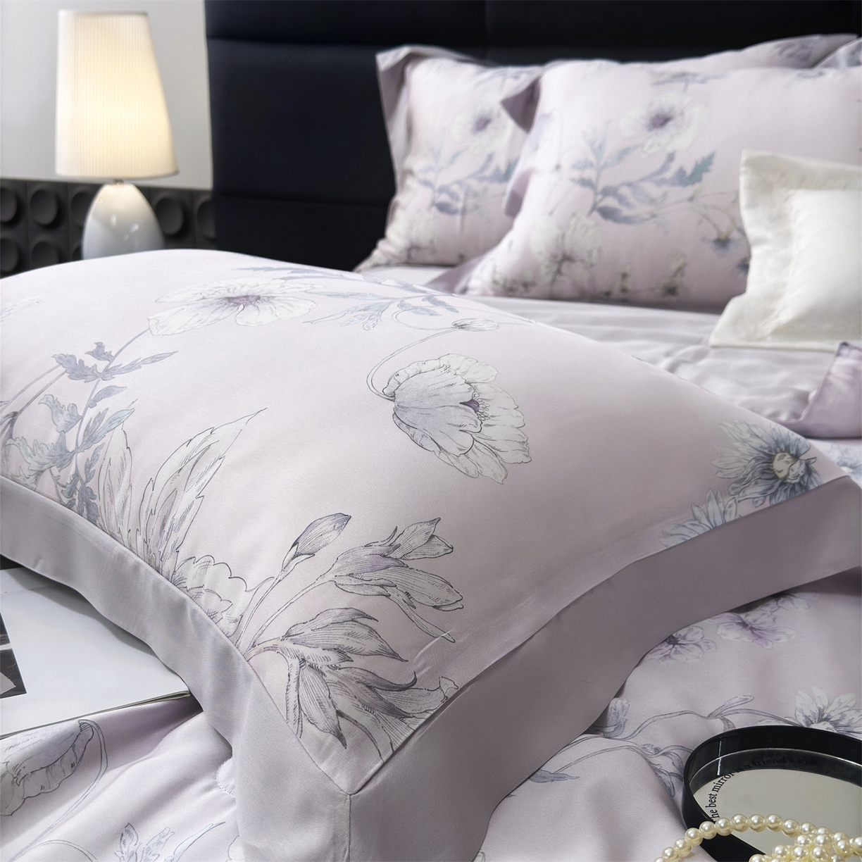 91家纺网 家纺一手货源 找家纺 朵希曼 2026新款50天丝镂空夏被四件套系列（控价：夏被四件套券后不低于299元)(小号控价不低于149 标准单夏被控价169，加大单夏被控价189) 简悠集-粉紫