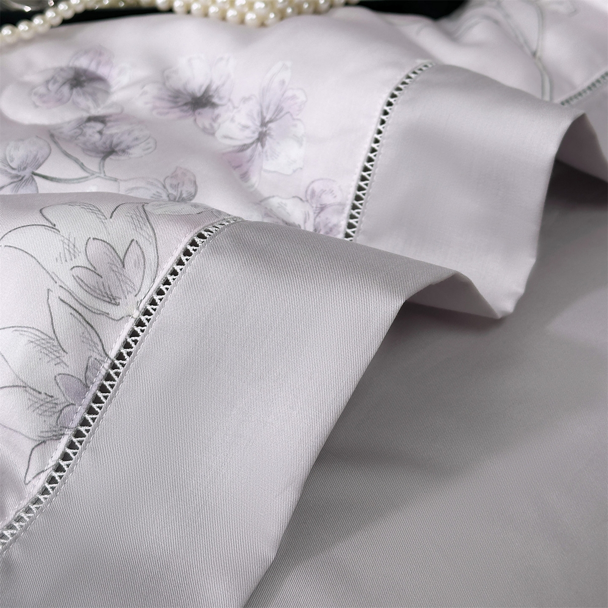 91家纺网 家纺一手货源 找家纺 朵希曼 2026新款50天丝镂空夏被四件套系列（控价：夏被四件套券后不低于299元)(小号控价不低于149 标准单夏被控价169，加大单夏被控价189) 简悠集-粉紫