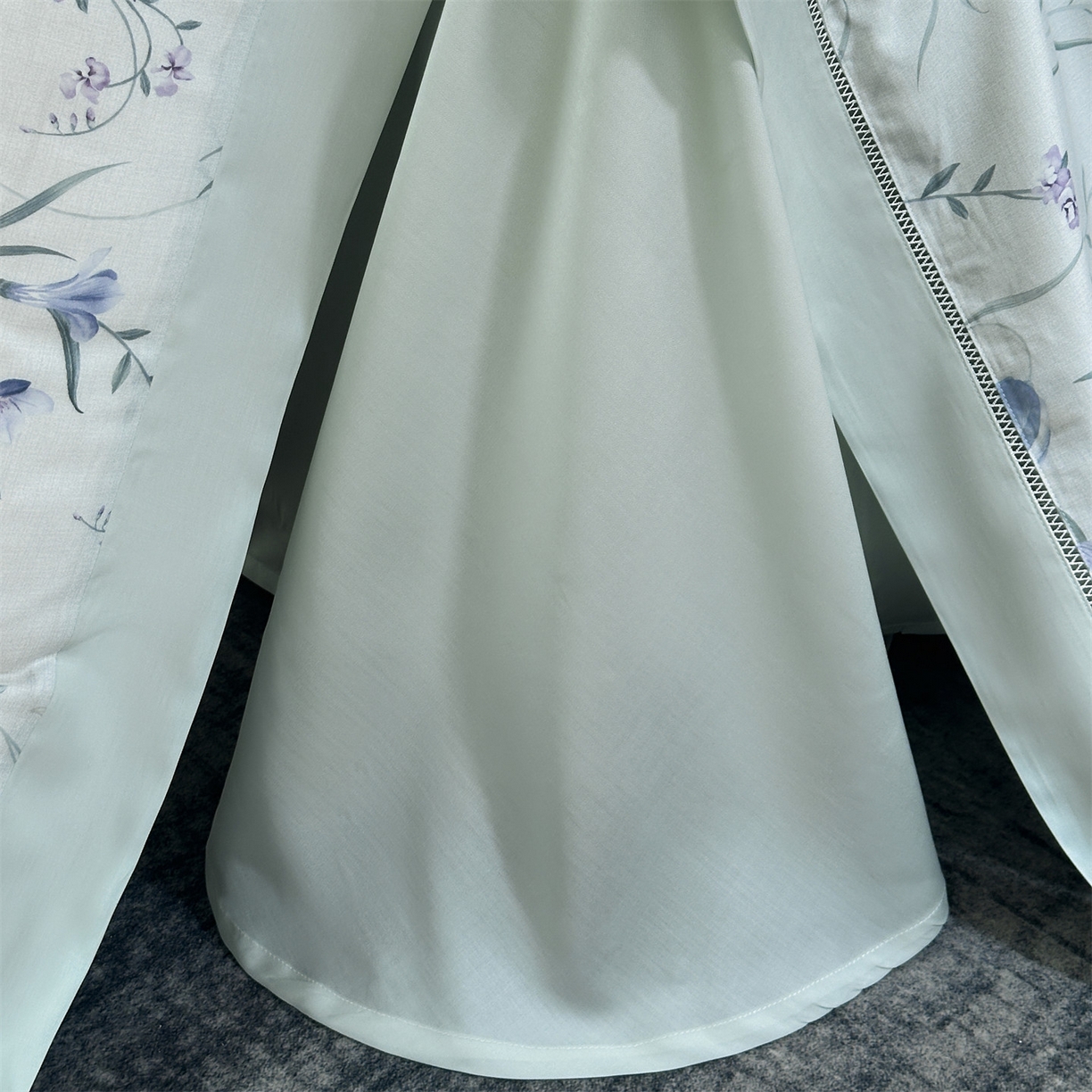 91家纺网 家纺一手货源 找家纺 朵希曼 2026新款50天丝镂空夏被四件套系列（控价：夏被四件套券后不低于299元)(小号控价不低于149 标准单夏被控价169，加大单夏被控价189) 兰时