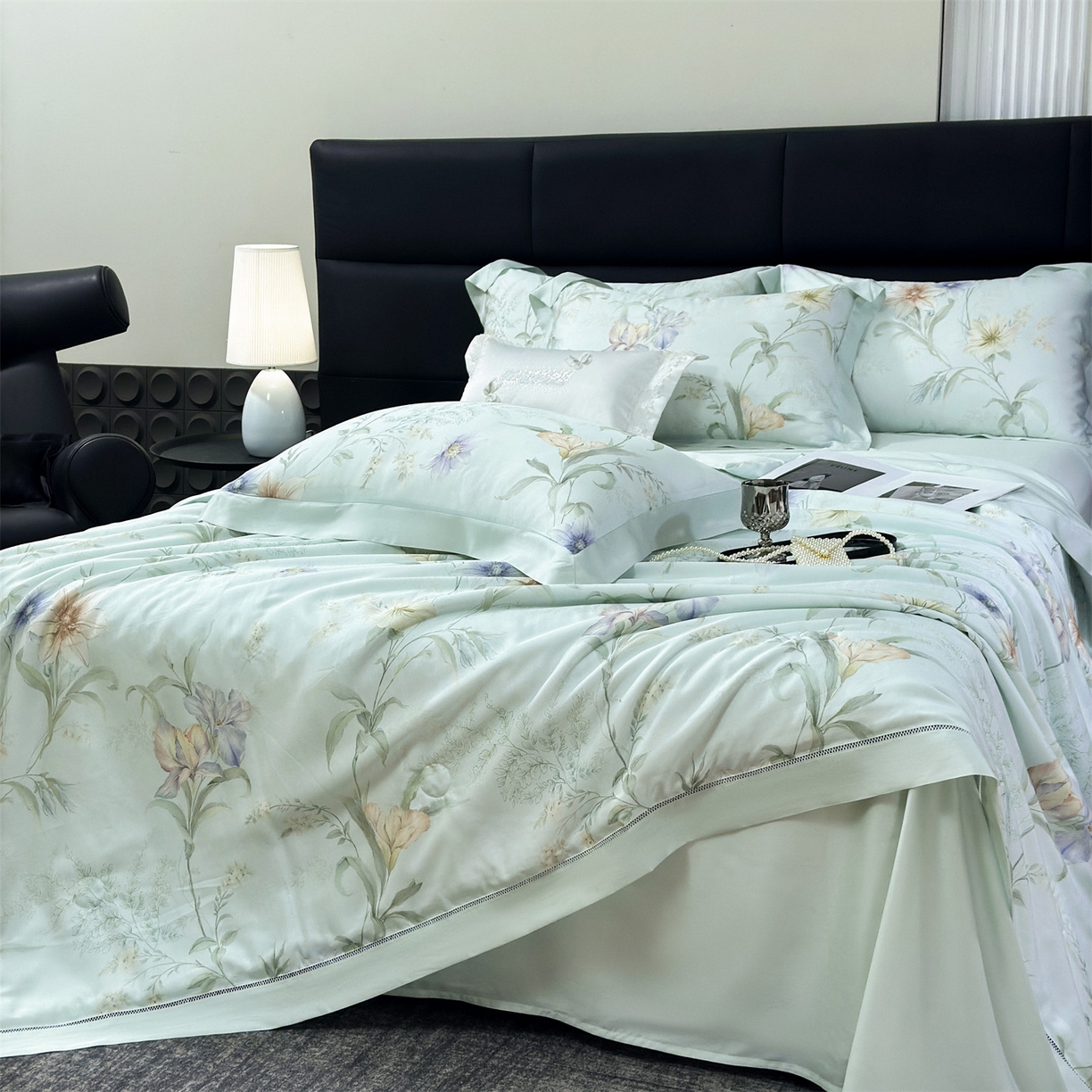 91家纺网 家纺一手货源 找家纺 朵希曼 2026新款50天丝镂空夏被四件套系列（控价：夏被四件套券后不低于299元)(小号控价不低于149 标准单夏被控价169，加大单夏被控价189) 沐慕