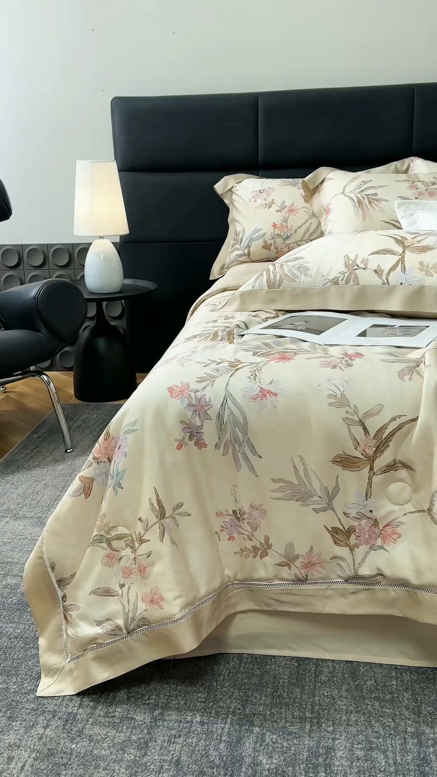 91家纺网 家纺一手货源 找家纺 朵希曼 2026新款50天丝镂空夏被四件套系列（控价：夏被四件套券后不低于299元)(小号控价不低于149 标准单夏被控价169，加大单夏被控价189) 俏枝