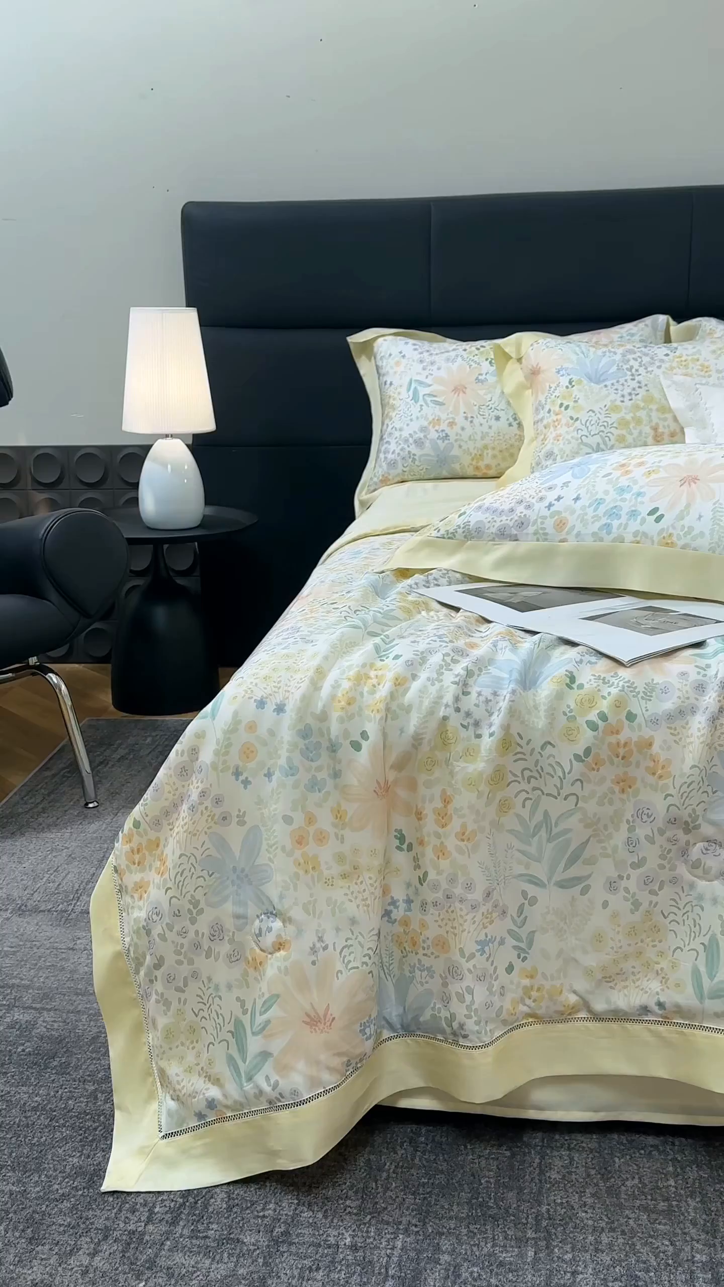 91家纺网 家纺一手货源 找家纺 朵希曼 2026新款50天丝镂空夏被四件套系列（控价：夏被四件套券后不低于299元)(标准单夏被控价169，加大单夏被控价189) 灼卉