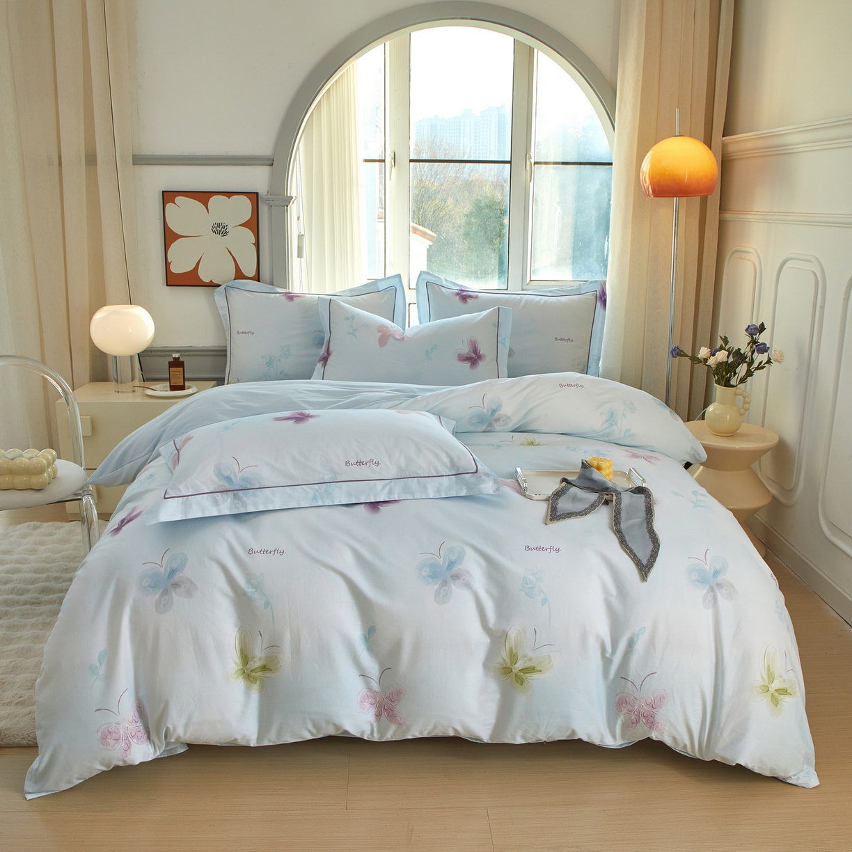 91家纺网 家纺一手货源 找家纺 （总）启航家居 2026新款全棉铂金棉数码印花四件套