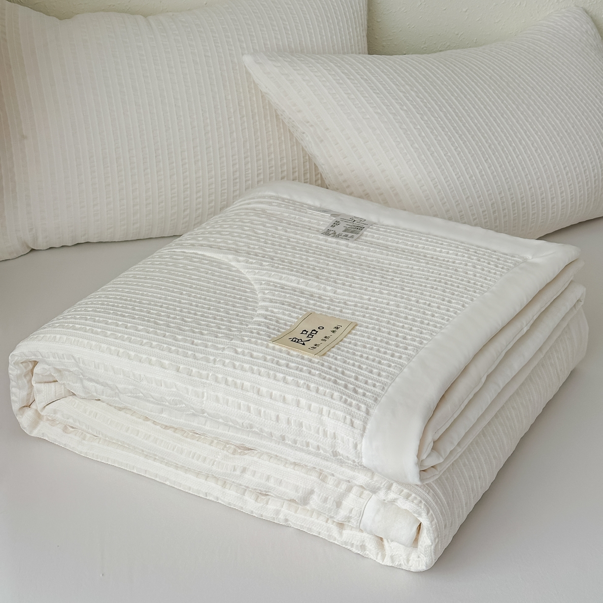 91家纺网 家纺一手货源 找家纺 （总）尊妙被业 2026新款彩条色织100%新疆棉棉花被夏被夏凉被空调被被子被芯