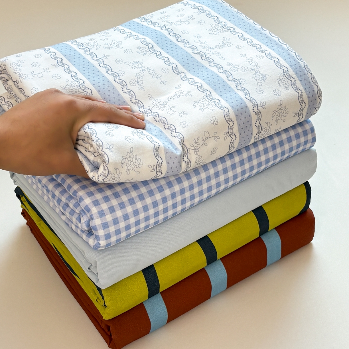 91家纺网 家纺一手货源 找家纺 （总）居眠 2026新款全棉磨毛毛巾绣床单