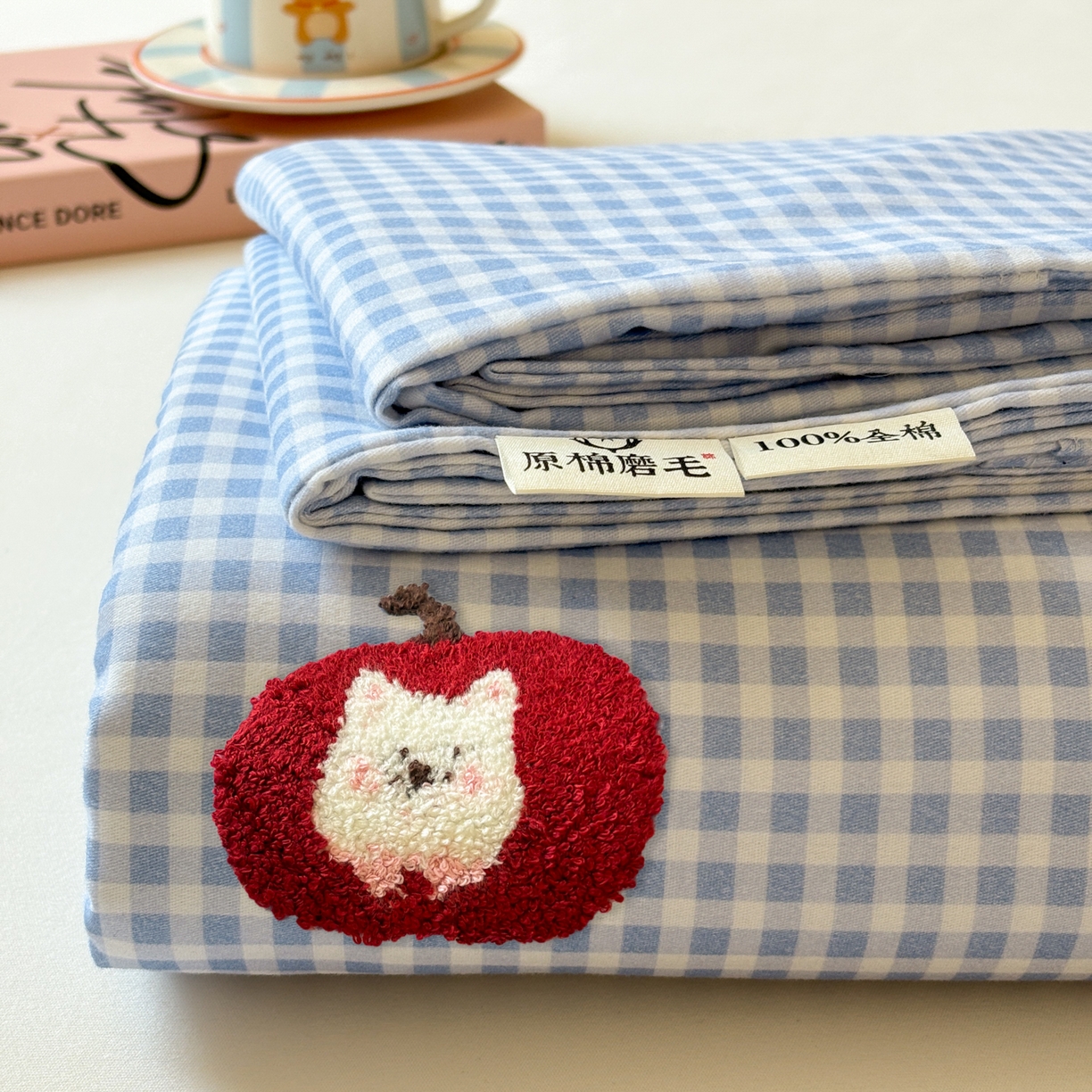 91家纺网 家纺一手货源 找家纺 （总）居眠 2026新款全棉磨毛毛巾绣床单