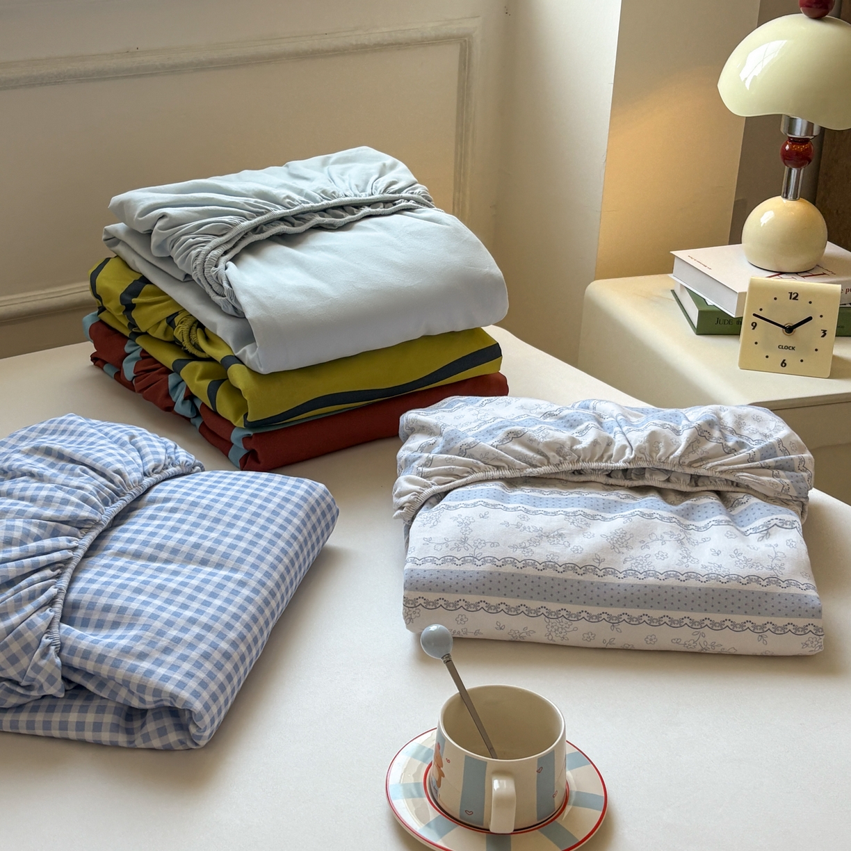 （总）居眠 2026新款全棉磨毛毛巾绣床笠