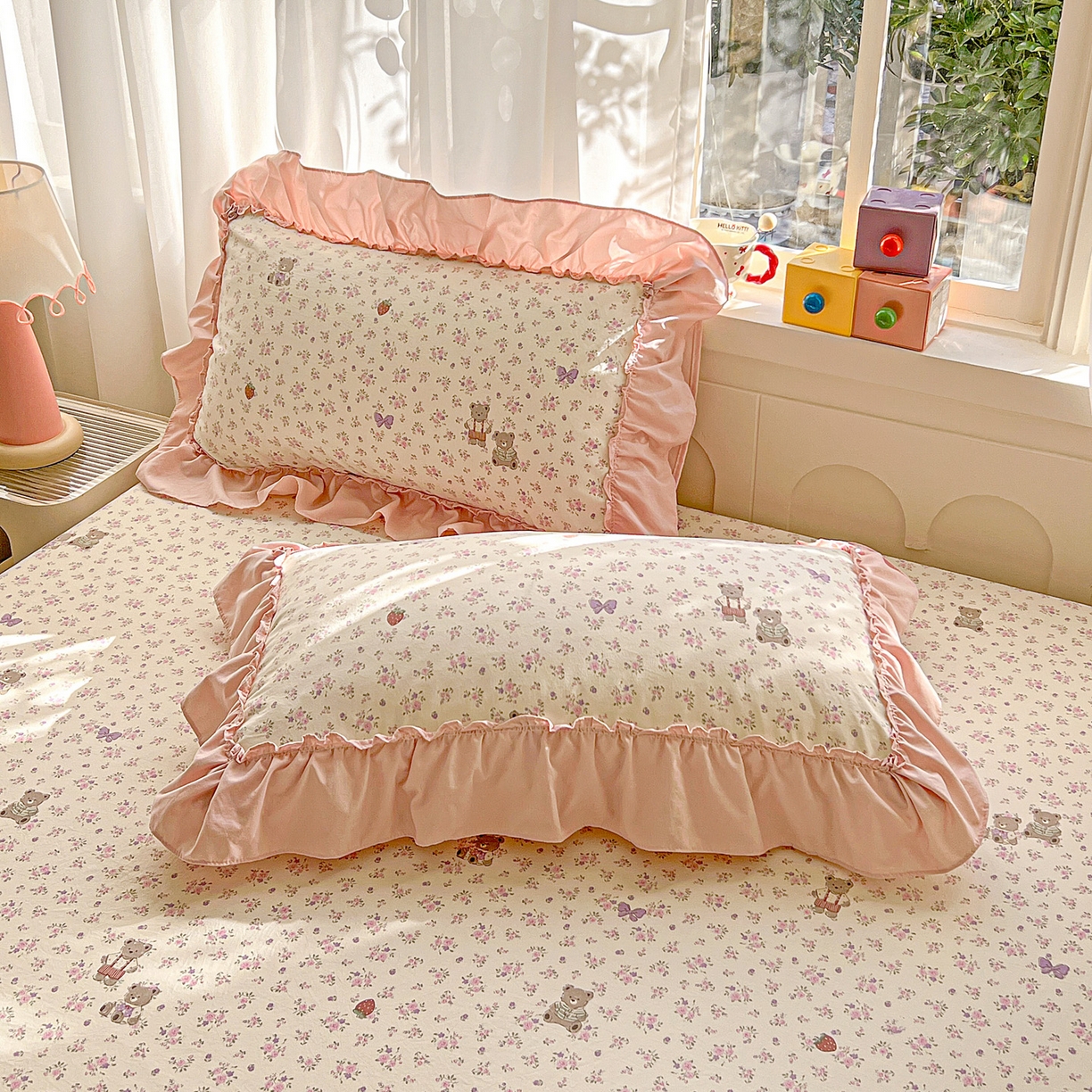 91家纺网 家纺一手货源 找家纺 （总）富米莱（原臻工厂） 2026新款古法水洗仿棉床笠席梦思床罩杀床垫防滑罩床套罩床笠三件套