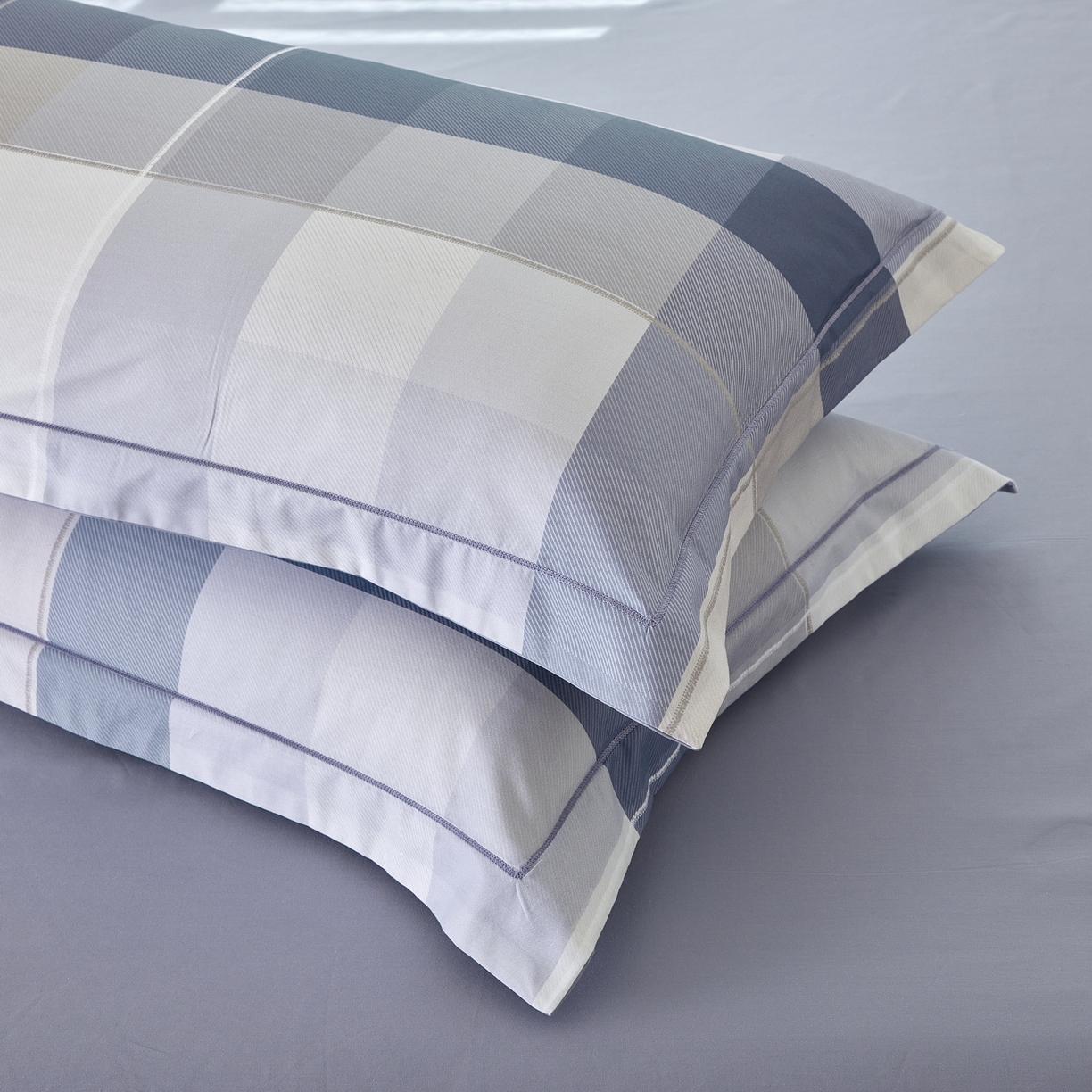 91家纺网 家纺一手货源 找家纺 启航家居 2026新款全棉铂金棉数码印花四件套 时尚情怀兰