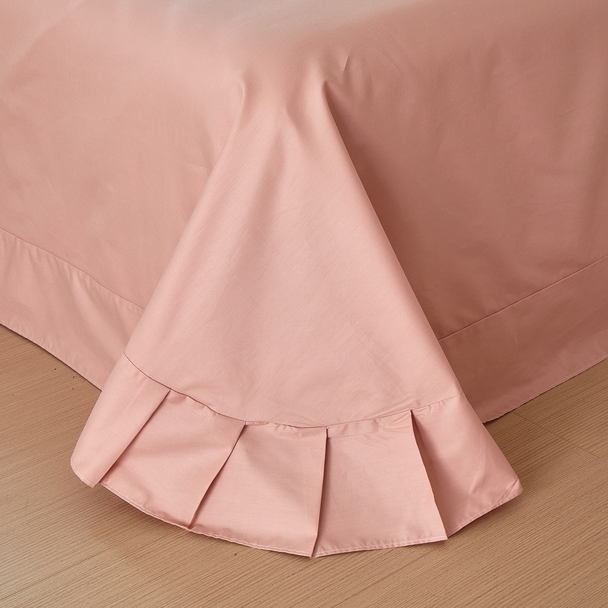 91家纺网 家纺一手货源 找家纺 启航家居 2026新款全棉铂金棉数码印花四件套 知否粉