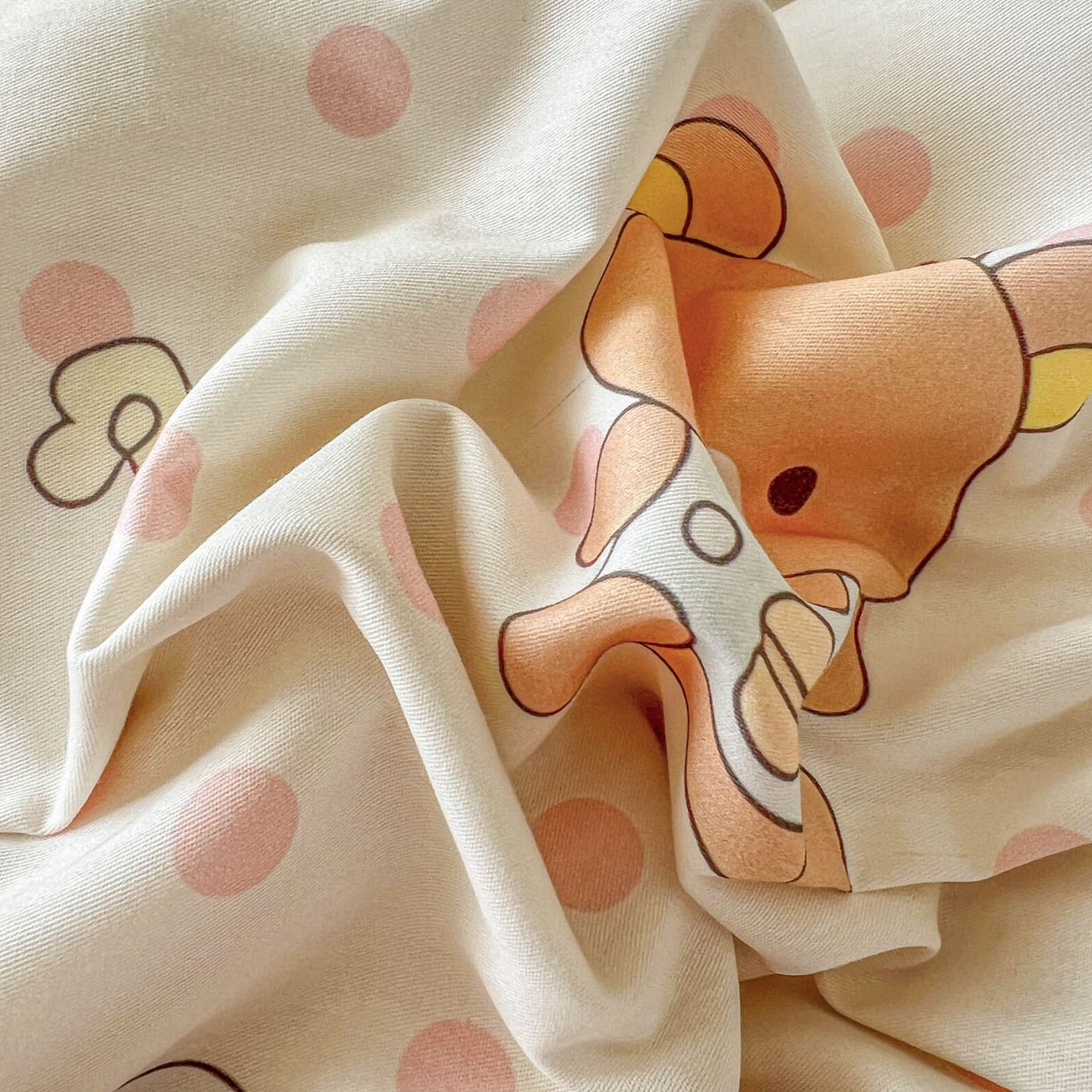 91家纺网 家纺一手货源 找家纺 浩诚 2026新款全棉卡通四件套第4批（陆续更新） 快乐小熊