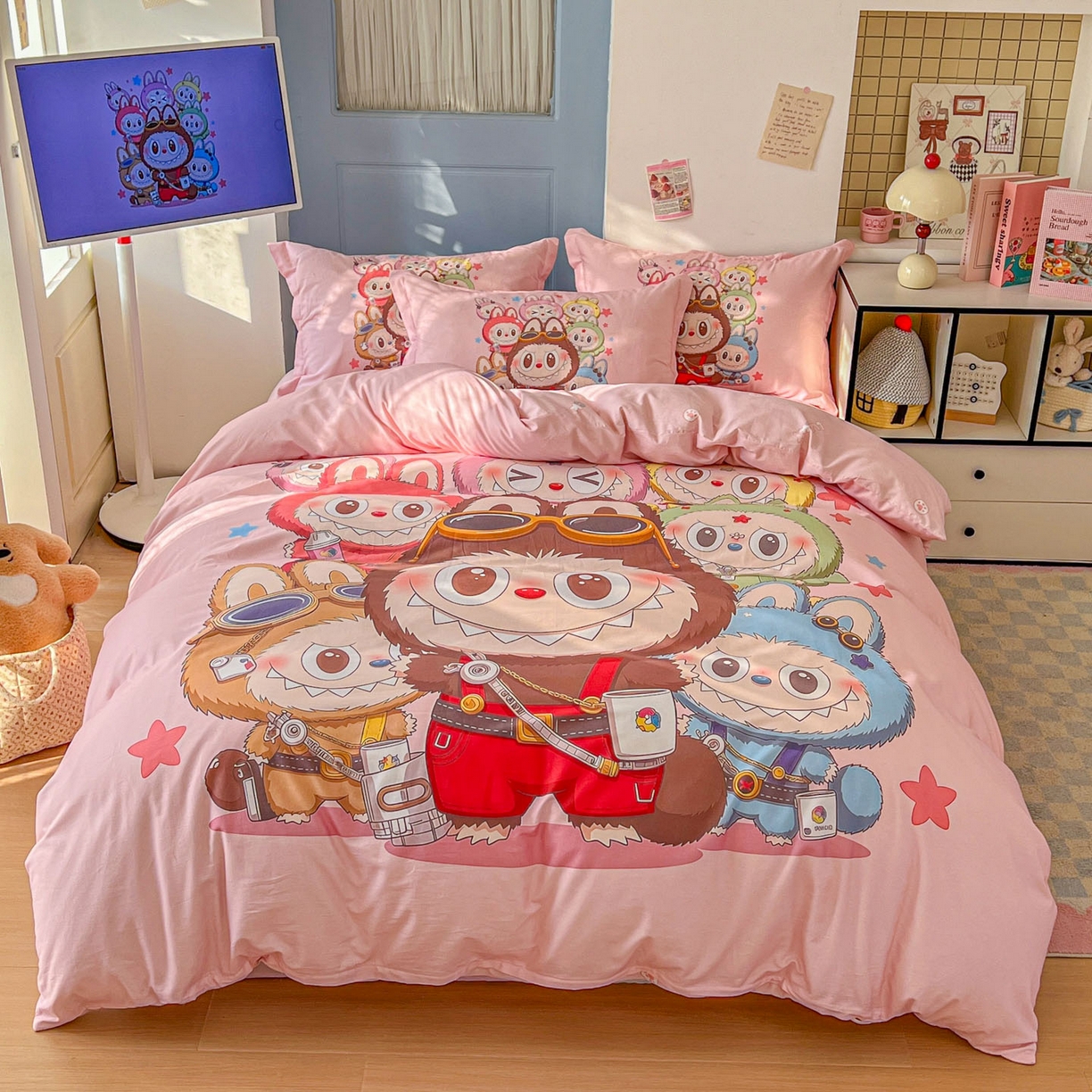 91家纺网 家纺一手货源 找家纺 （总）浩诚 2026新款全棉卡通四件套第4批（陆续更新）