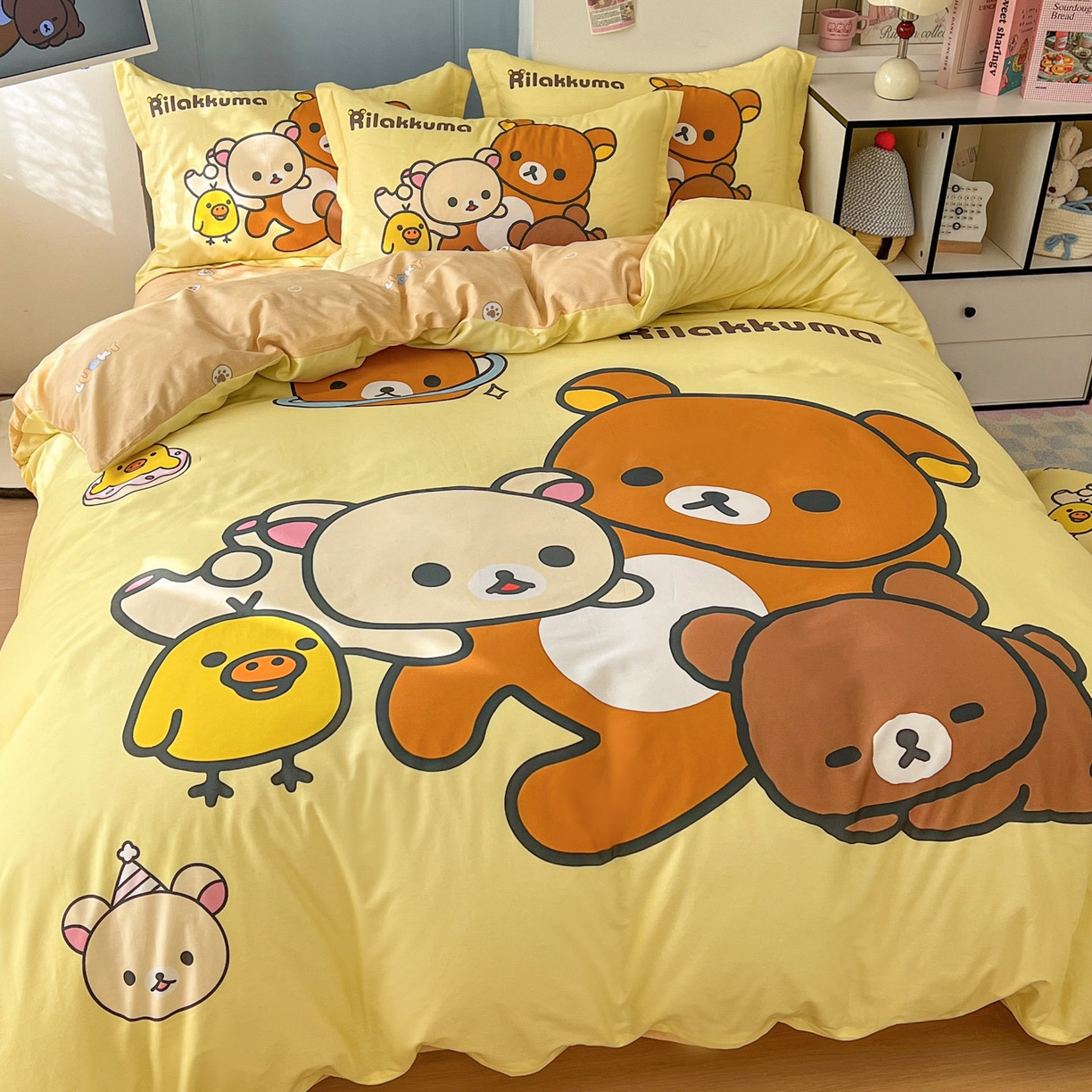 91家纺网 家纺一手货源 找家纺 （总）浩诚 2026新款全棉卡通四件套第4批（陆续更新）