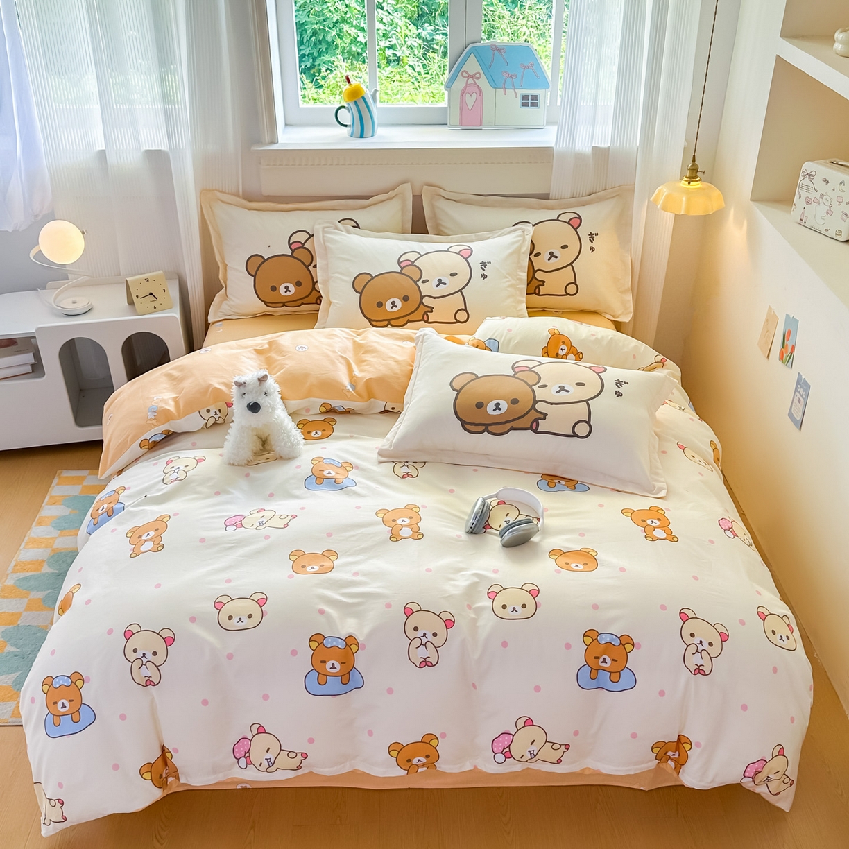 浩诚 2026新款全棉卡通四件套第4批（陆续更新） 轻松小熊