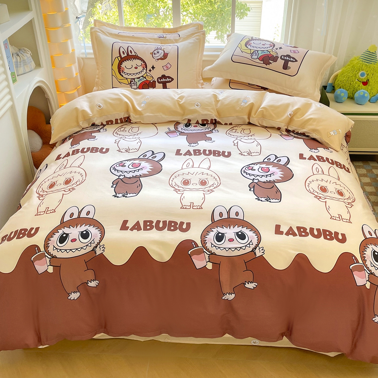 91家纺网 家纺一手货源 找家纺 浩诚 2026新款全棉卡通四件套第4批（陆续更新） 开心布布