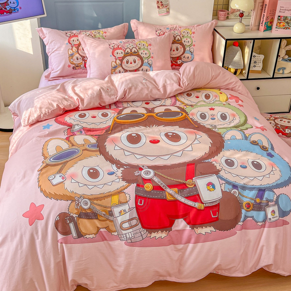 91家纺网 家纺一手货源 找家纺 浩诚 2026新款全棉卡通四件套第4批（陆续更新） 布布合集