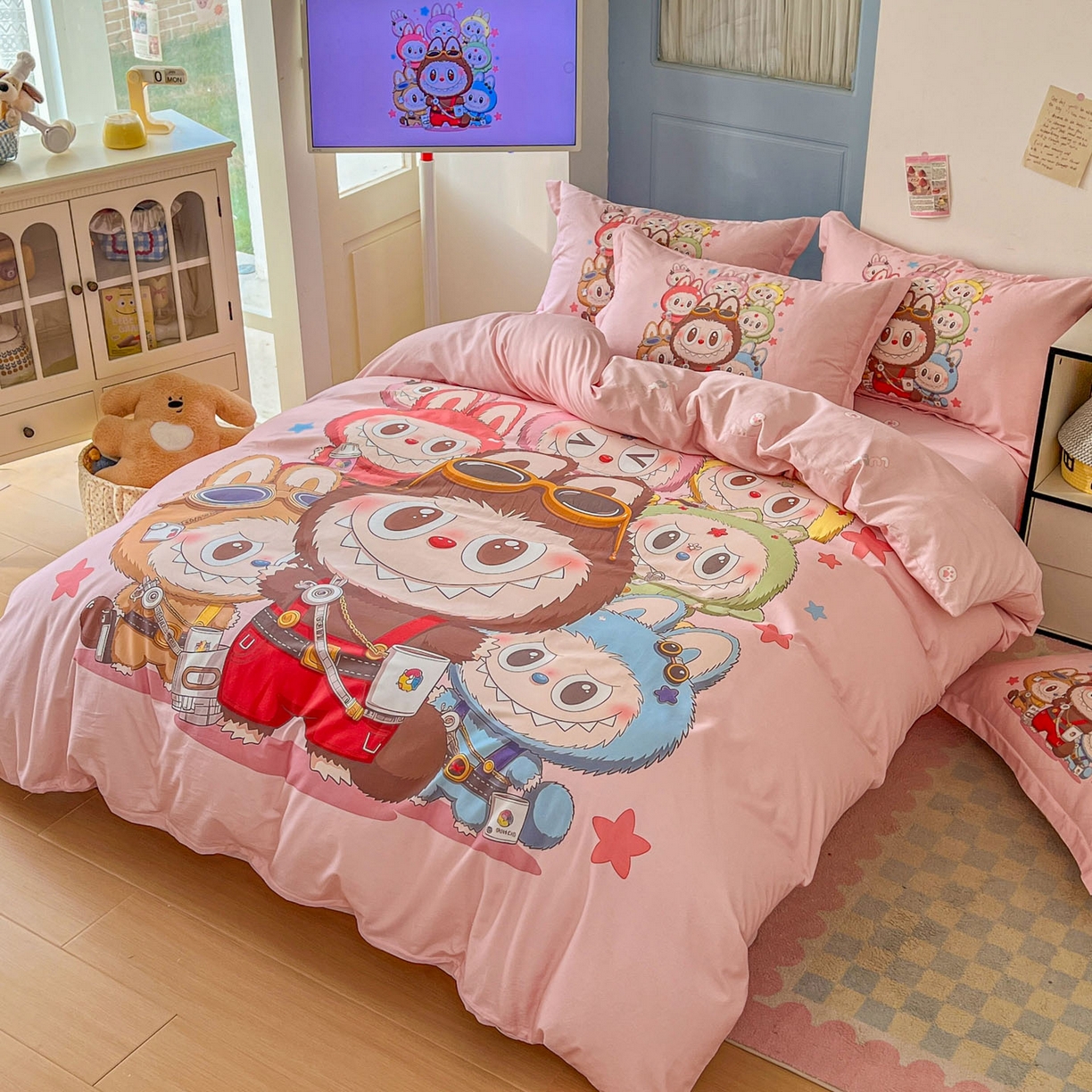 91家纺网 家纺一手货源 找家纺 浩诚 2026新款全棉卡通四件套第4批（陆续更新） 布布合集