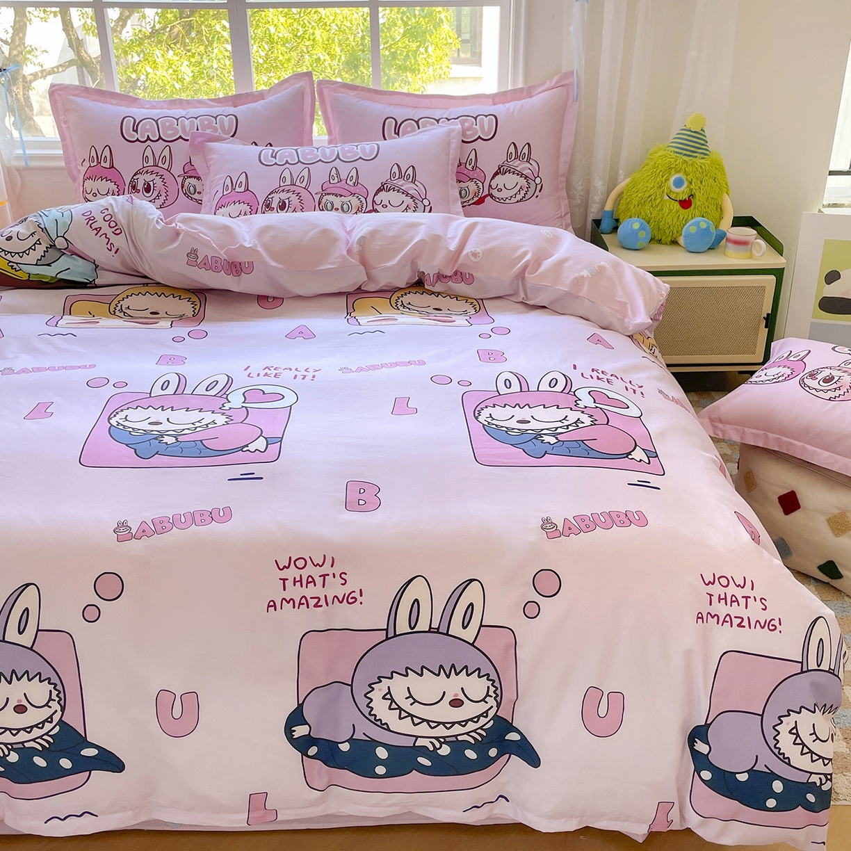 91家纺网 家纺一手货源 找家纺 浩诚 2026新款全棉卡通四件套第4批（陆续更新） 布布家族