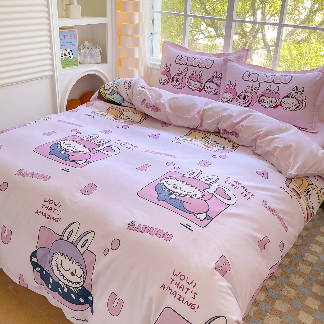 91家纺网 家纺一手货源 找家纺 浩诚 2026新款全棉卡通四件套第4批（陆续更新） 布布家族