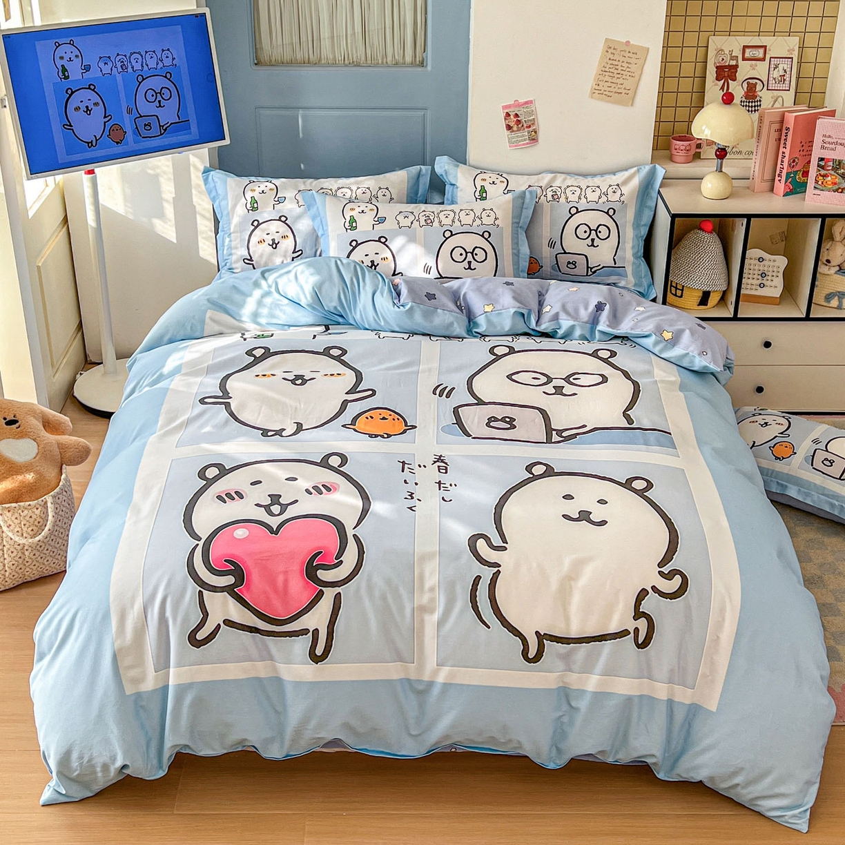 浩诚 2026新款全棉卡通四件套第4批（陆续更新） 自嗨小熊