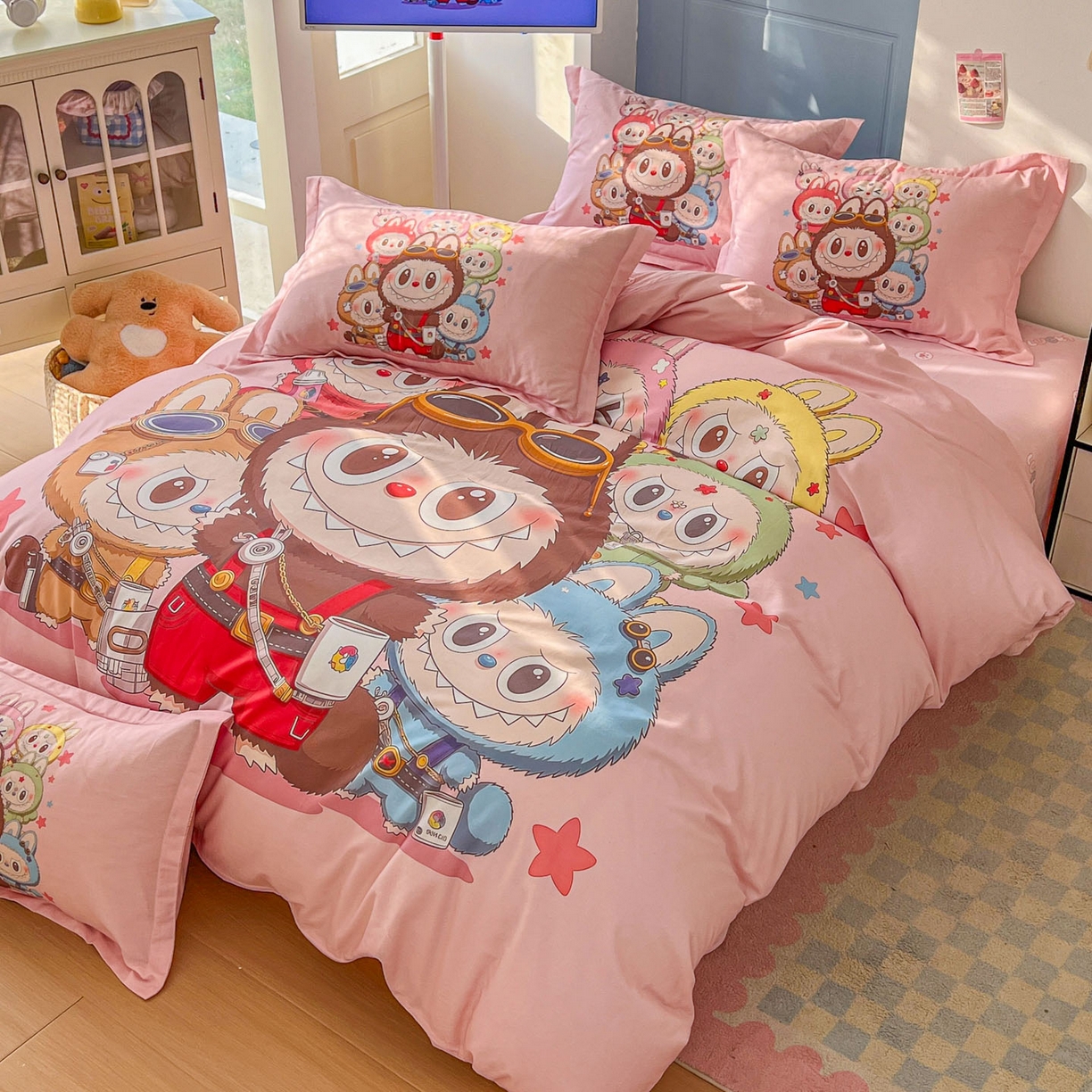 91家纺网 家纺一手货源 找家纺 浩诚 2026新款全棉卡通四件套第4批（陆续更新） 布布合集