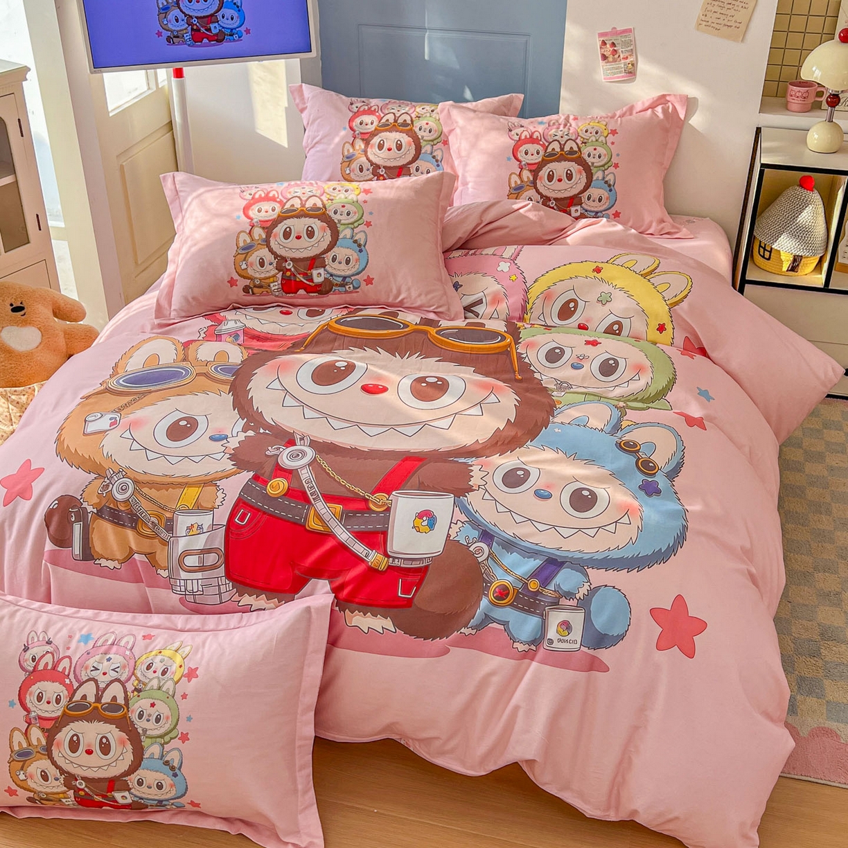 91家纺网 家纺一手货源 找家纺 浩诚 2026新款全棉卡通四件套第4批（陆续更新） 布布合集