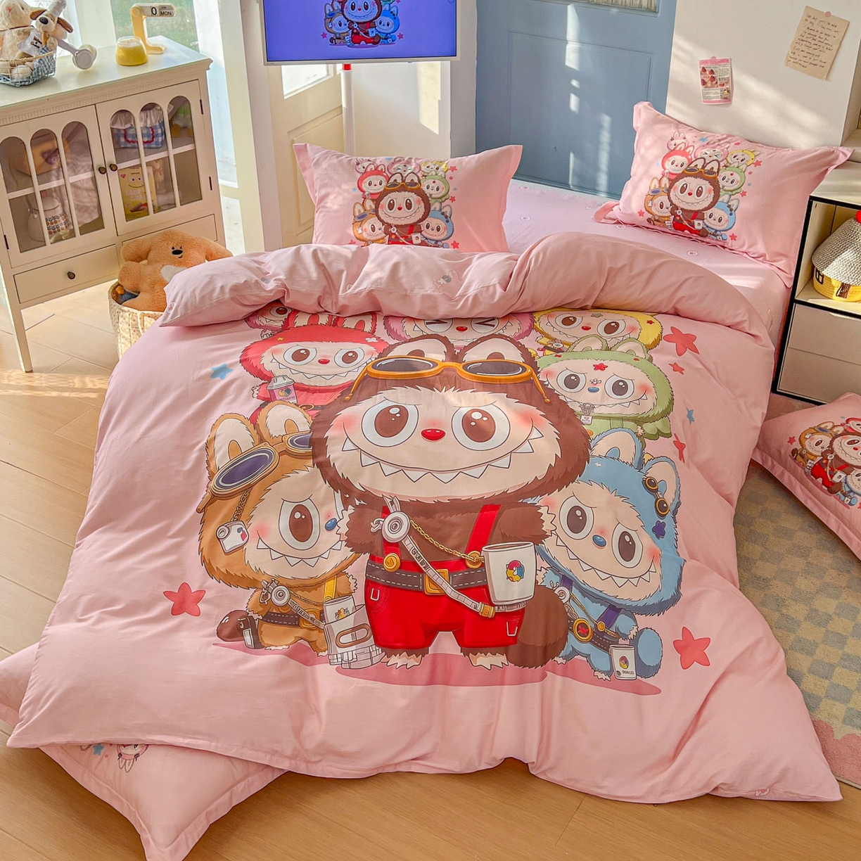 91家纺网 家纺一手货源 找家纺 浩诚 2026新款全棉卡通四件套第4批（陆续更新） 布布合集