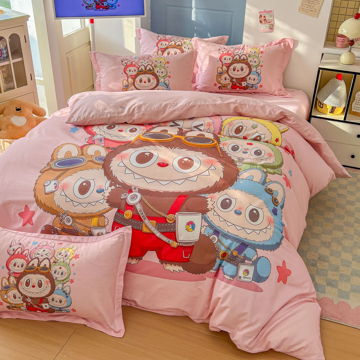 91家纺网 家纺一手货源 找家纺 浩诚 2026新款全棉卡通四件套第4批（陆续更新） 布布合集