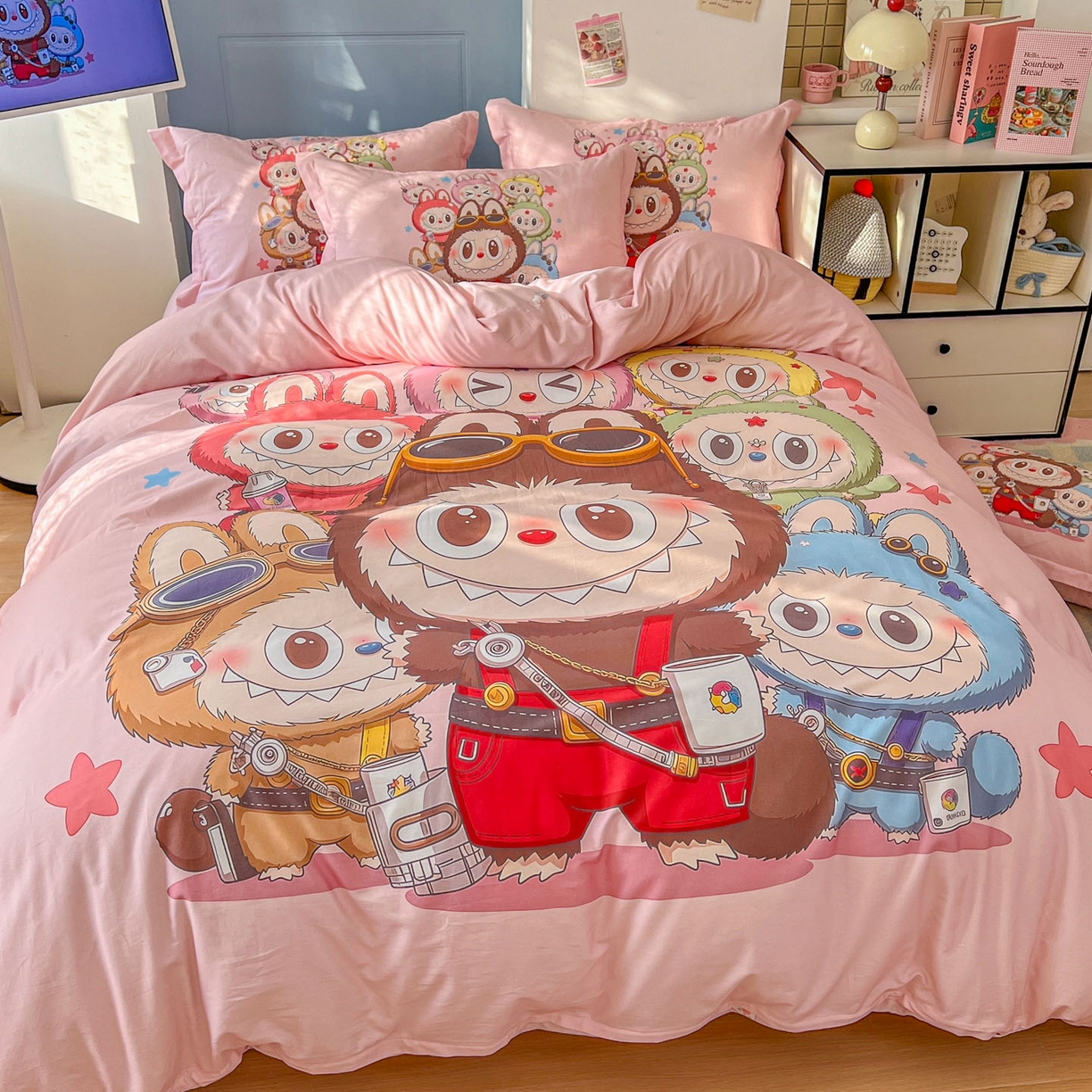 91家纺网 家纺一手货源 找家纺 浩诚 2026新款全棉卡通四件套第4批（陆续更新） 布布合集