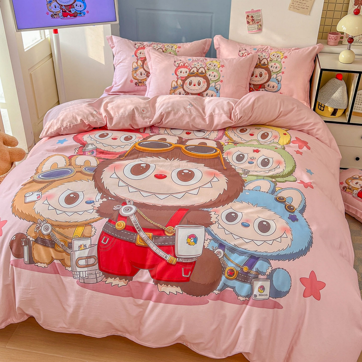 91家纺网 家纺一手货源 找家纺 浩诚 2026新款全棉卡通四件套第4批（陆续更新） 布布合集