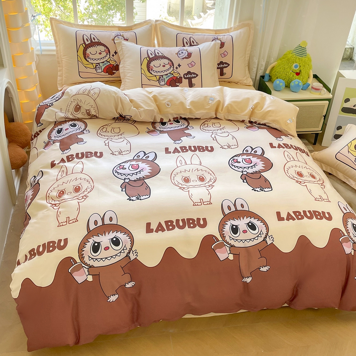 91家纺网 家纺一手货源 找家纺 浩诚 2026新款全棉卡通四件套第4批（陆续更新） 开心布布