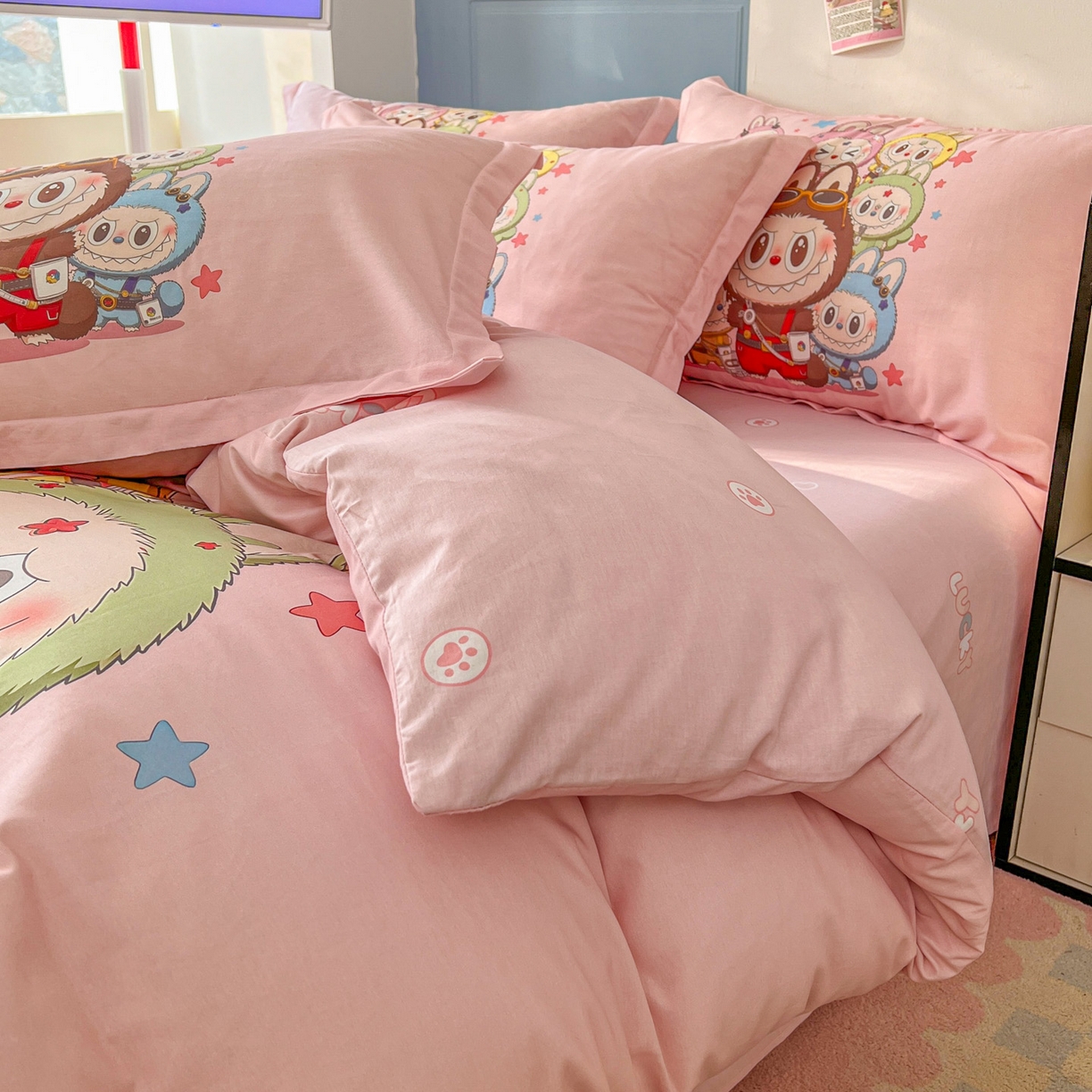 91家纺网 家纺一手货源 找家纺 浩诚 2026新款全棉卡通四件套第4批（陆续更新） 布布合集