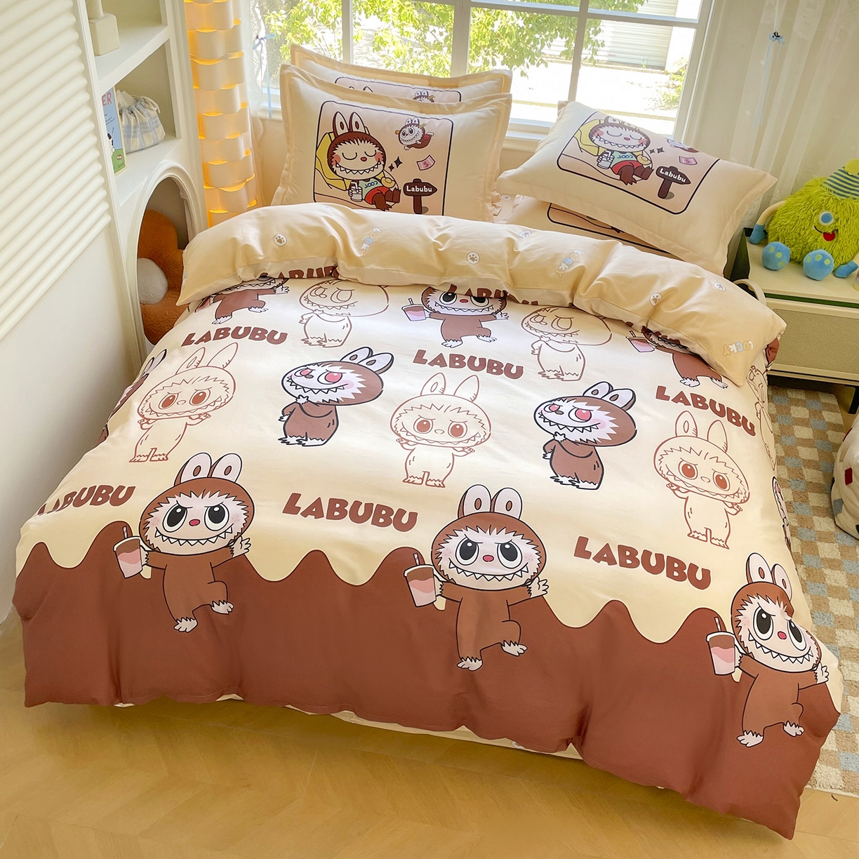 91家纺网 家纺一手货源 找家纺 浩诚 2026新款全棉卡通四件套第4批（陆续更新） 开心布布