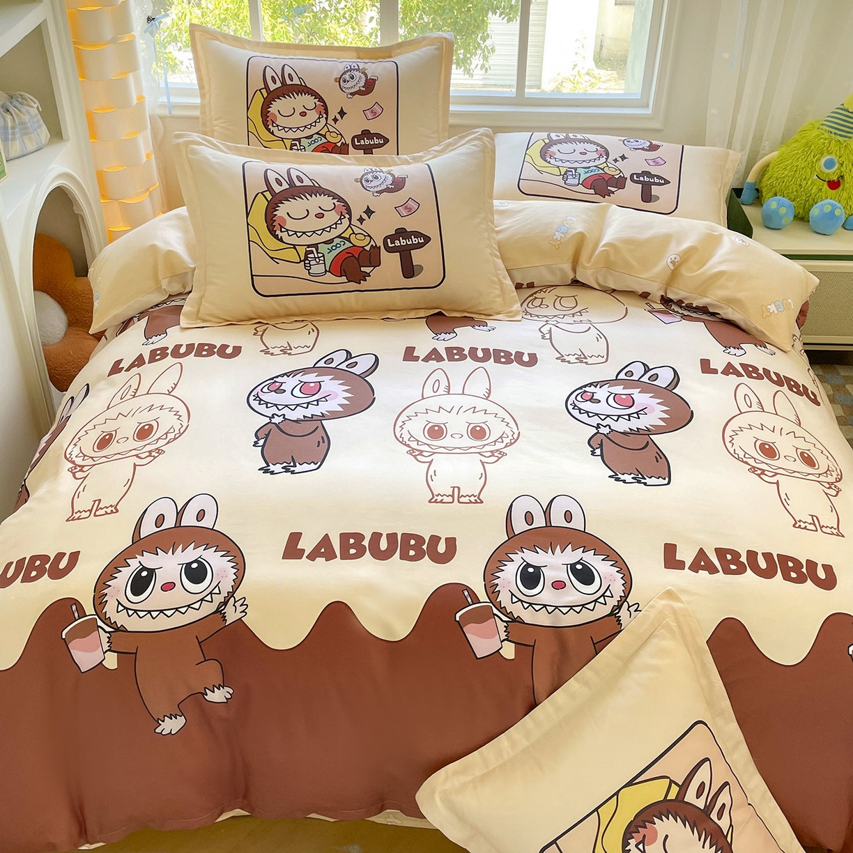 91家纺网 家纺一手货源 找家纺 浩诚 2026新款全棉卡通四件套第4批（陆续更新） 开心布布