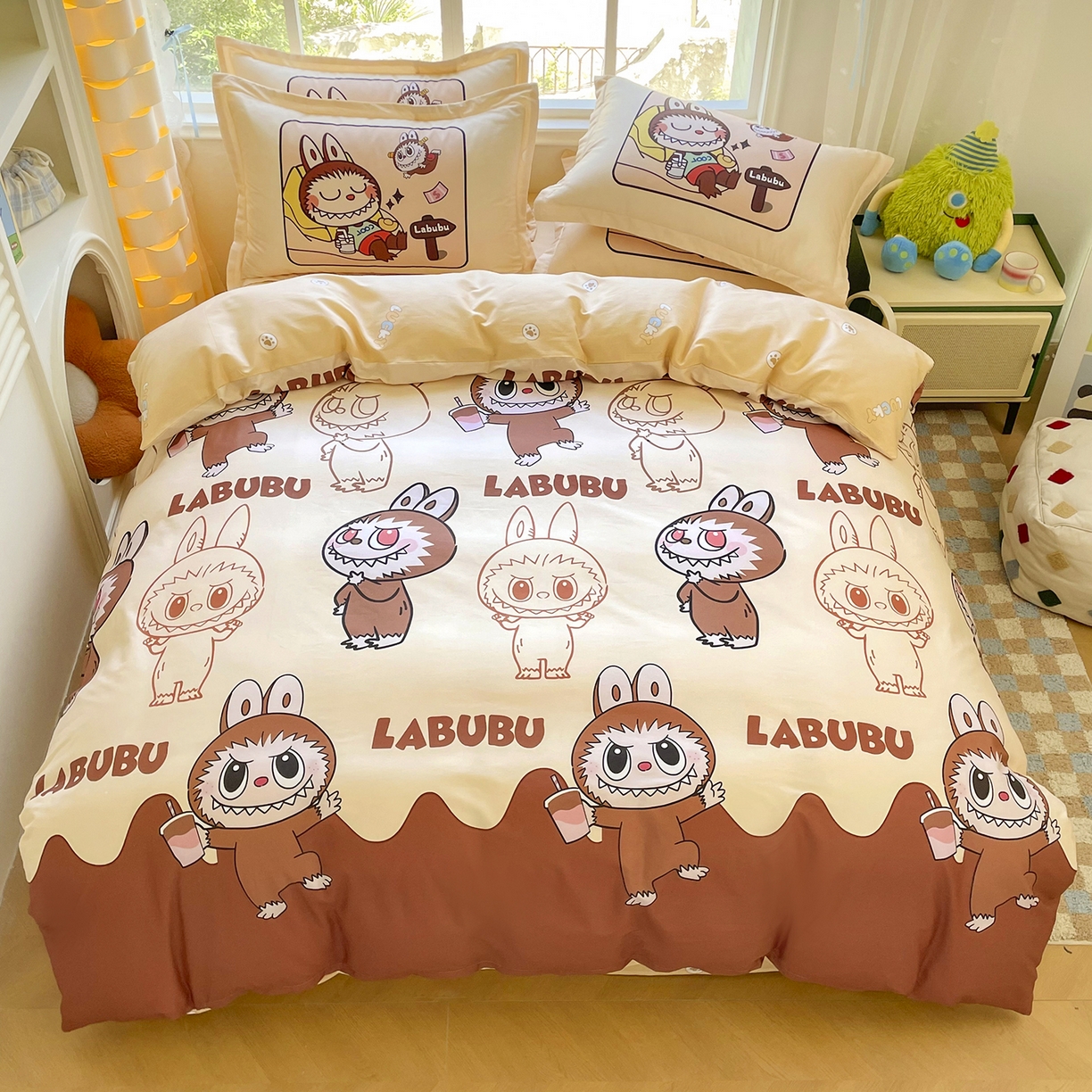 91家纺网 家纺一手货源 找家纺 浩诚 2026新款全棉卡通四件套第4批（陆续更新） 开心布布