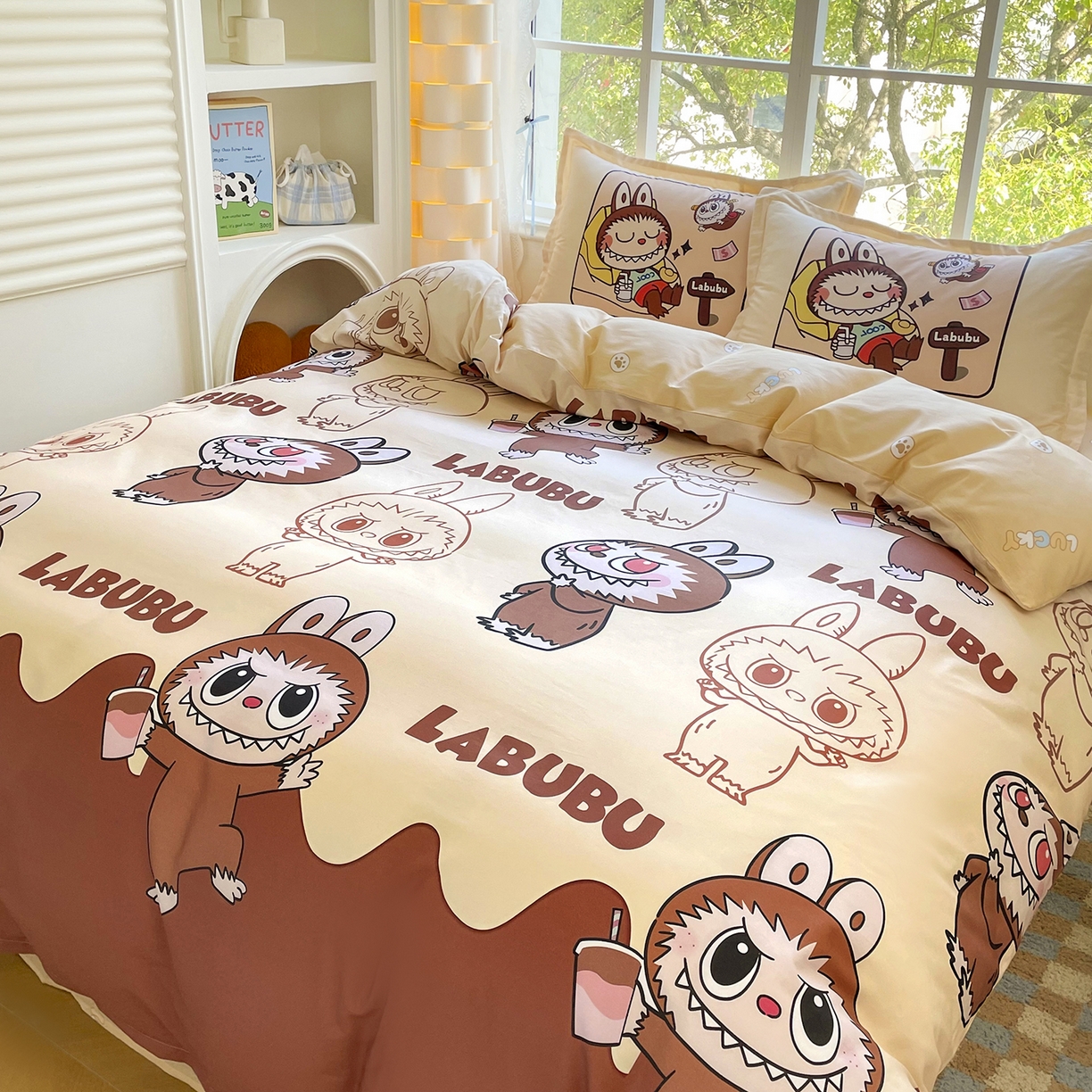 91家纺网 家纺一手货源 找家纺 浩诚 2026新款全棉卡通四件套第4批（陆续更新） 开心布布