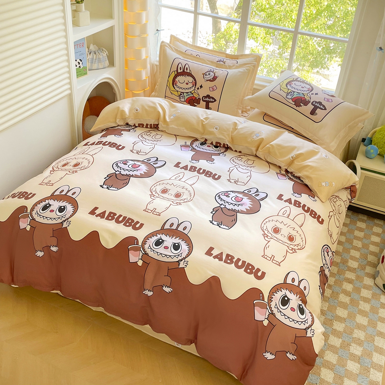 91家纺网 家纺一手货源 找家纺 浩诚 2026新款全棉卡通四件套第4批（陆续更新） 开心布布