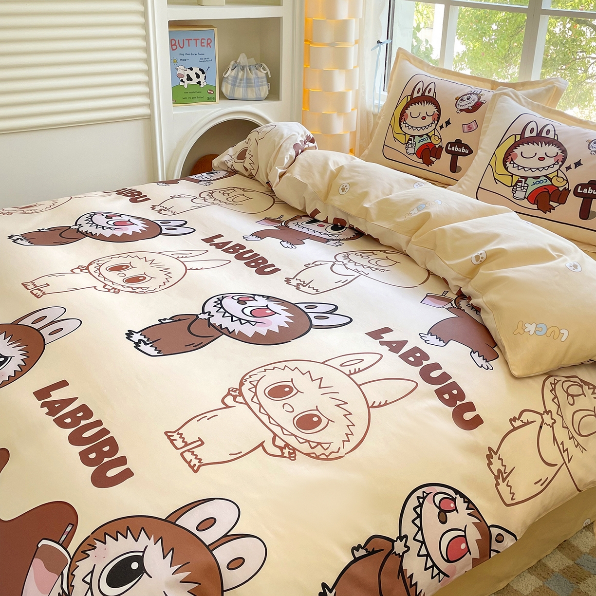 91家纺网 家纺一手货源 找家纺 浩诚 2026新款全棉卡通四件套第4批（陆续更新） 开心布布